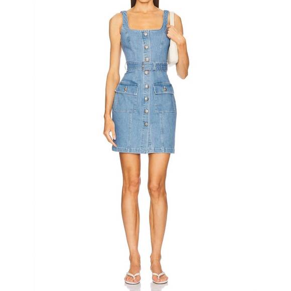 L'AGENCE Dresses & Skirts - NEW L'AGENCE midy button front tank dress in olvera